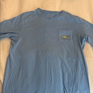 Vineyard Vines Boy’s Light Blue Short Sleeve Tee Baseball